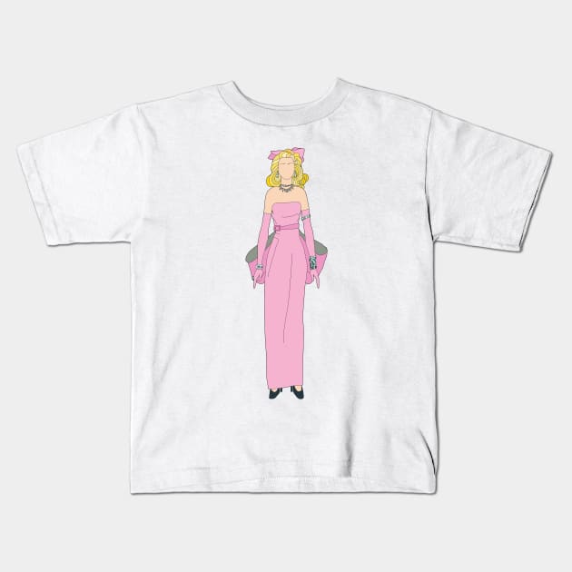 Material Girl Kids T-Shirt by notsniwart